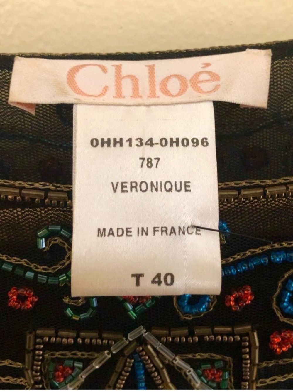 Chloé Stella McCartney Veronique Beaded Blouse (Fall 2000 Runway) - Picture 4 of 6